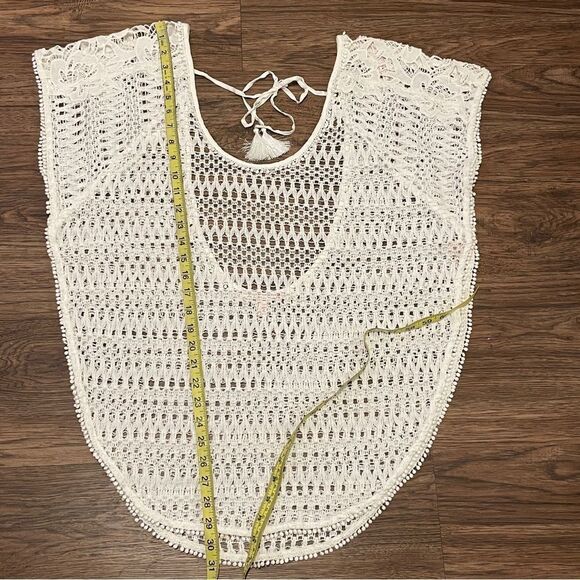 Victoria’s Secret Crochet Lace Swim Coverup White Size Small - Picture 12 of 16
